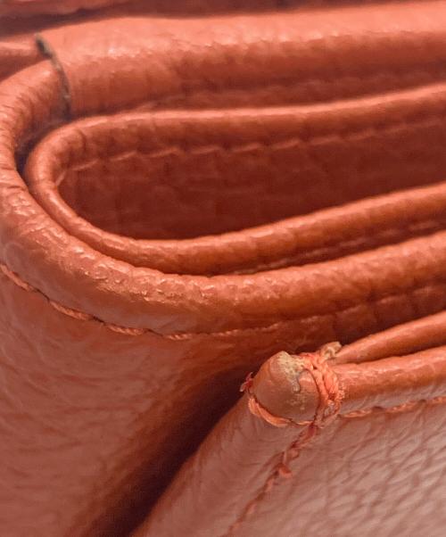 GIANNI CHIARINI（ジャンニ キアリーニ）GIANNI CHIARINI (ジャンニ キアリーニ) 3つ折り財布 オレンジの古着・服飾アイテム