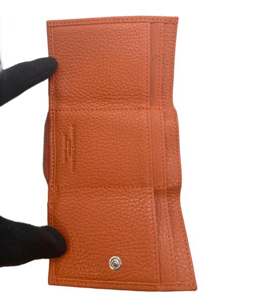 GIANNI CHIARINI（ジャンニ キアリーニ）GIANNI CHIARINI (ジャンニ キアリーニ) 3つ折り財布 オレンジの古着・服飾アイテム