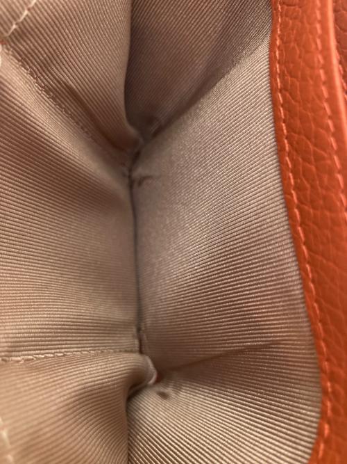 GIANNI CHIARINI（ジャンニ キアリーニ）GIANNI CHIARINI (ジャンニ キアリーニ) 3つ折り財布 オレンジの古着・服飾アイテム