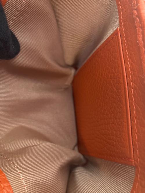 GIANNI CHIARINI（ジャンニ キアリーニ）GIANNI CHIARINI (ジャンニ キアリーニ) 3つ折り財布 オレンジの古着・服飾アイテム