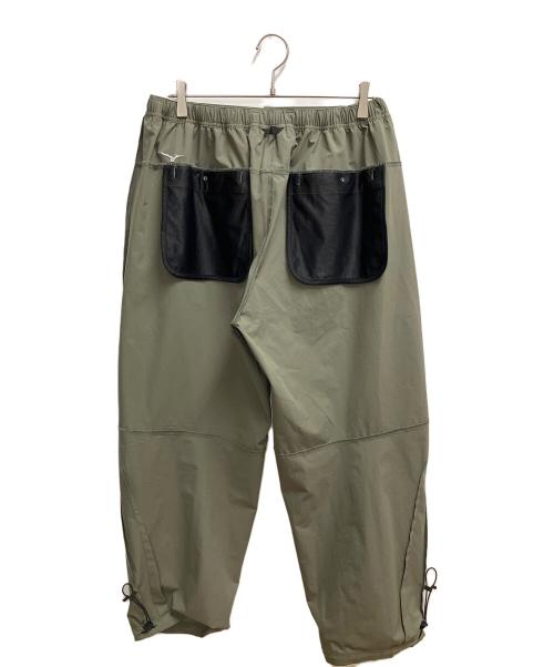 MIZUNO（ミズノ）MIZUNO (ミズノ) ウォーターリパレントワイドバギーパンツ オリーブ サイズ:SIZE Lの古着・服飾アイテム