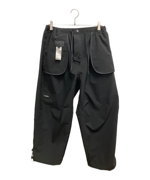 MIZUNO（ミズノ）MIZUNO (ミズノ) ウォーターリパレントワイドバギーパンツ ブラック サイズ:SIZE Lの古着・服飾アイテム