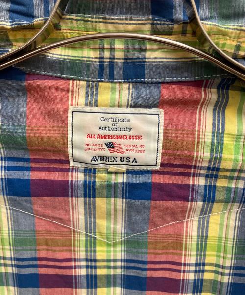 AVIREX（アヴィレックス）AVIREX (アヴィレックス) 長袖シャツ マルチカラー サイズ:SIZE Lの古着・服飾アイテム