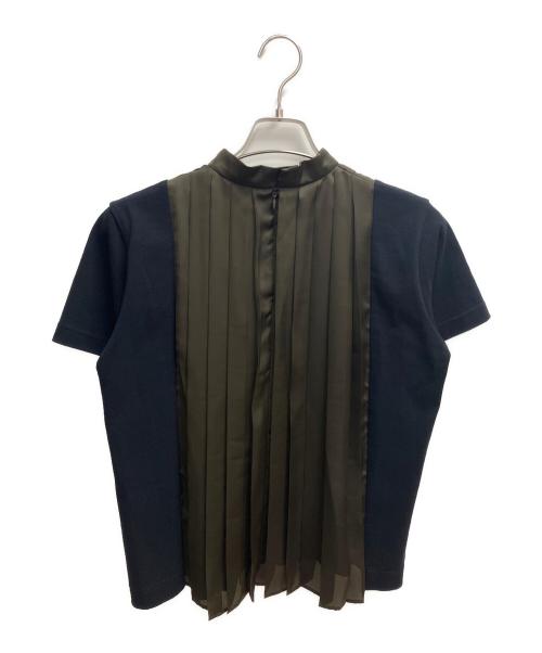 sacai（サカイ）sacai (サカイ) 半袖ブラウス オリーブ サイズ:SIZE 1 未使用品の古着・服飾アイテム