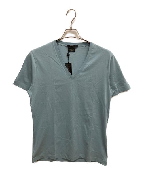 GUCCI（グッチ）GUCCI (グッチ) 半袖Tシャツ スカイブルー サイズ: SIZE L 未使用品の古着・服飾アイテム