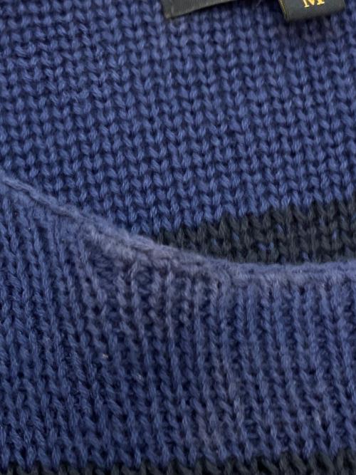 PENDLETON（ペンドルトン）PENDLETON (ペンドルトン) BAYFLOW (ベイフロー) オルテガ柄クルーネックニット 薄手ニット ネイビー サイズ:SIZE 3の古着・服飾アイテム