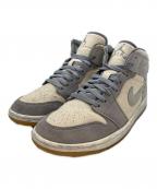 NIKEナイキ）の古着「Air Jordan 1 Mid SE」｜グレー×ベージュ