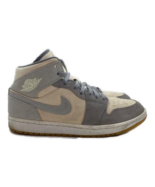 NIKE（ナイキ）NIKE (ナイキ) Air Jordan 1 Mid SE グレー×ベージュ サイズ:SIZE 26.5cmの古着・服飾アイテム