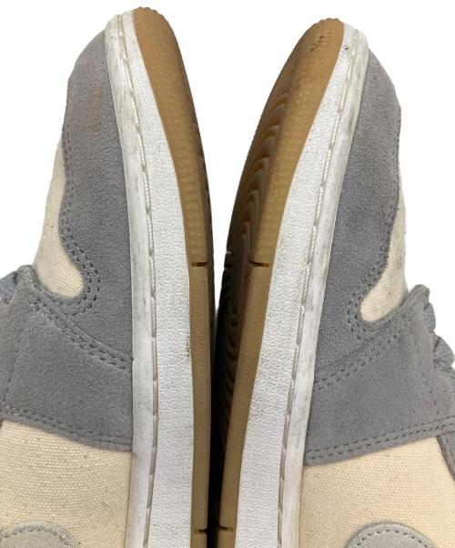NIKE（ナイキ）NIKE (ナイキ) Air Jordan 1 Mid SE グレー×ベージュ サイズ:SIZE 26.5cmの古着・服飾アイテム