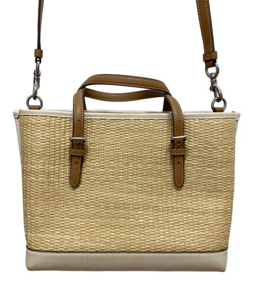 COACH（コーチ）COACH (コーチ) モリー トート 25・フローラル エンブロイダリー ナチュラルの古着・服飾アイテム