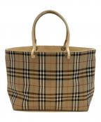BURBERRY LONDONバーバリーロンドン）の古着「ハンドバッグ」｜ベージュ