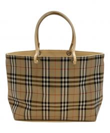 BURBERRY LONDON（バーバリーロンドン）の古着「ハンドバッグ」｜ベージュ