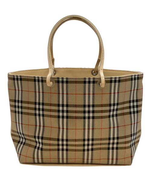 BURBERRY LONDON（バーバリーロンドン）BURBERRY LONDON (バーバリーロンドン) ハンドバッグ ベージュの古着・服飾アイテム