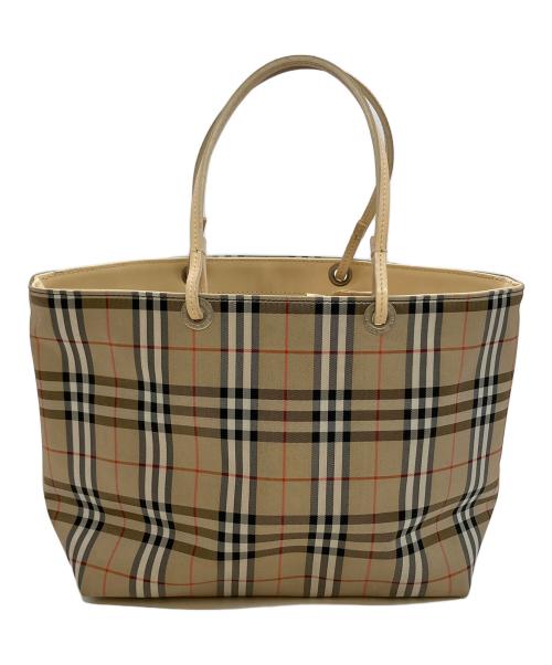 BURBERRY LONDON（バーバリーロンドン）BURBERRY LONDON (バーバリーロンドン) ハンドバッグ ベージュの古着・服飾アイテム