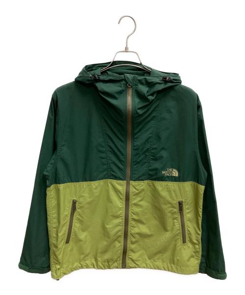 THE NORTH FACE（ザ ノース フェイス）THE NORTH FACE (ザ ノース フェイス) COMPACT JACKET ナイロンジャケット グリーン サイズ:SIZE Sの古着・服飾アイテム