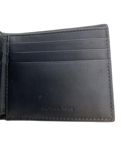 MICHAEL KORS（マイケルコース）MICHAEL KORS (マイケル・コース) 2つ折り財布 ブラック 未使用品の古着・服飾アイテム