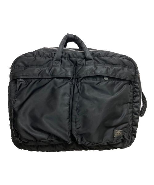 PORTER（ポーター）PORTER (ポーター) タンカー　3WAY BRIEFCASE ブラックの古着・服飾アイテム