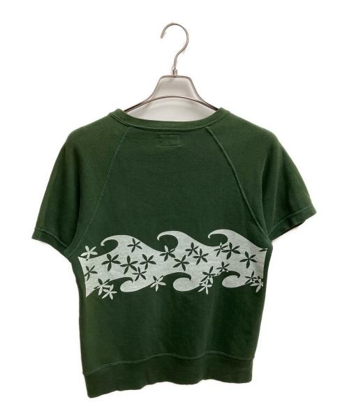 THE REAL McCOY'S（ザ・リアルマッコイズ）THE REAL McCOY'S (ザ・リアルマッコイズ) 半袖スウェット グリーン サイズ:SIZE Mの古着・服飾アイテム