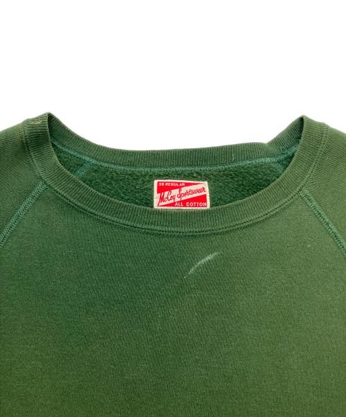 THE REAL McCOY'S（ザ・リアルマッコイズ）THE REAL McCOY'S (ザ・リアルマッコイズ) 半袖スウェット グリーン サイズ:SIZE Mの古着・服飾アイテム