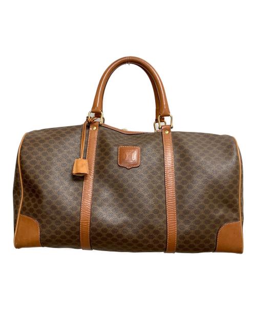 CELINE（セリーヌ）CELINE (セリーヌ) マカダム　ボストンバッグ ブラウンの古着・服飾アイテム
