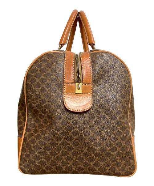 CELINE（セリーヌ）CELINE (セリーヌ) マカダム　ボストンバッグ ブラウンの古着・服飾アイテム