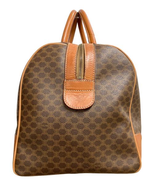 CELINE（セリーヌ）CELINE (セリーヌ) マカダム　ボストンバッグ ブラウンの古着・服飾アイテム