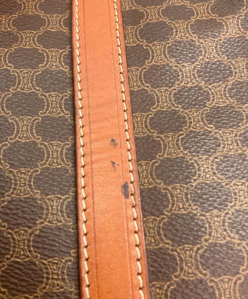 CELINE（セリーヌ）CELINE (セリーヌ) マカダム　ボストンバッグ ブラウンの古着・服飾アイテム