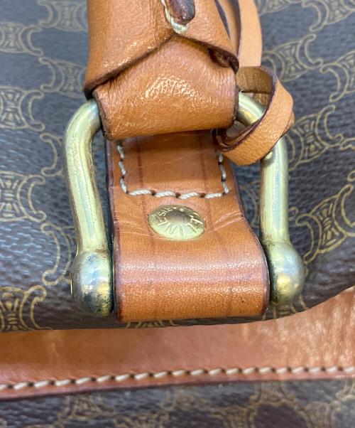 CELINE（セリーヌ）CELINE (セリーヌ) マカダム　ボストンバッグ ブラウンの古着・服飾アイテム