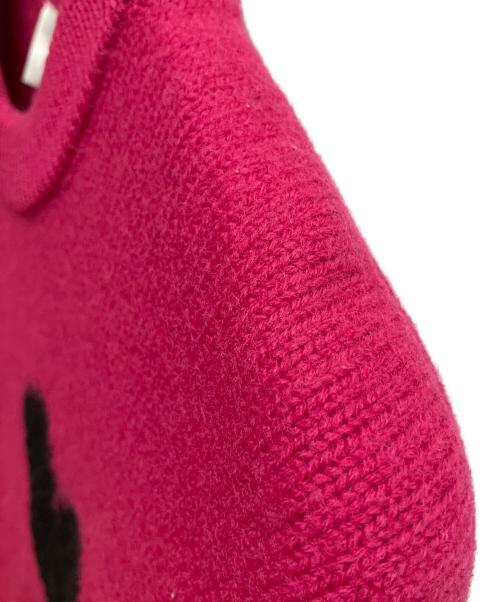 ami（アミ）ami (アミ) アミパリスセーター 厚手ニット ショッキングピンク サイズ:SIZE Mの古着・服飾アイテム