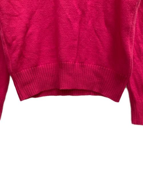 ami（アミ）ami (アミ) アミパリスセーター 厚手ニット ショッキングピンク サイズ:SIZE Mの古着・服飾アイテム