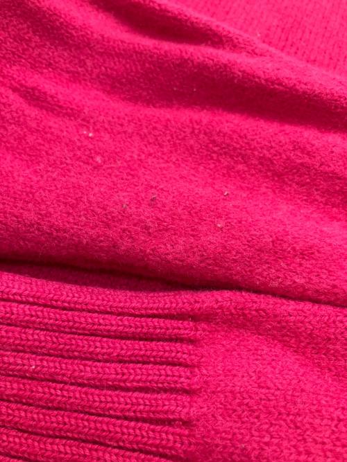 ami（アミ）ami (アミ) アミパリスセーター 厚手ニット ショッキングピンク サイズ:SIZE Mの古着・服飾アイテム