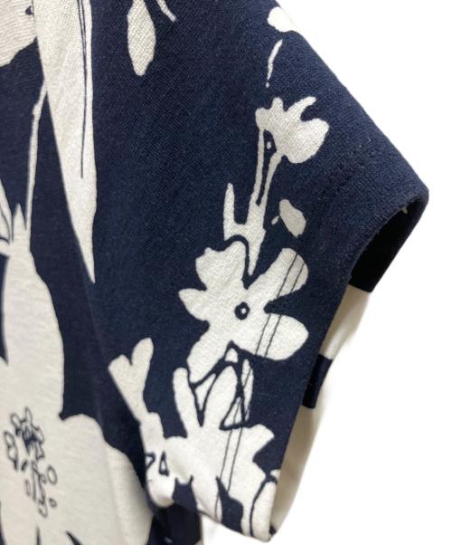 LAUREN RALPH LAUREN（ローレン ラルフ ローレン）LAUREN RALPH LAUREN (ローレン ラルフ ローレン) 半袖ワンピース ネイビー サイズ:SIZE S 未使用品の古着・服飾アイテム