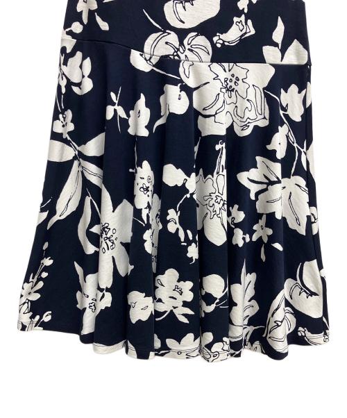 LAUREN RALPH LAUREN（ローレン ラルフ ローレン）LAUREN RALPH LAUREN (ローレン ラルフ ローレン) 半袖ワンピース ネイビー サイズ:SIZE S 未使用品の古着・服飾アイテム