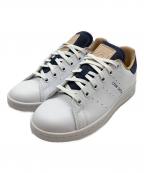 adidasアディダス）の古着「STANSMITH（スタンスミス）」｜ホワイト×ネイビー×ベージュ