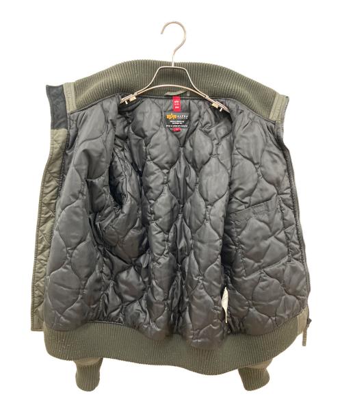 ALPHA（アルファ）ALPHA (アルファ) 中綿ジャケット オリーブ サイズ:SIZE Mの古着・服飾アイテム