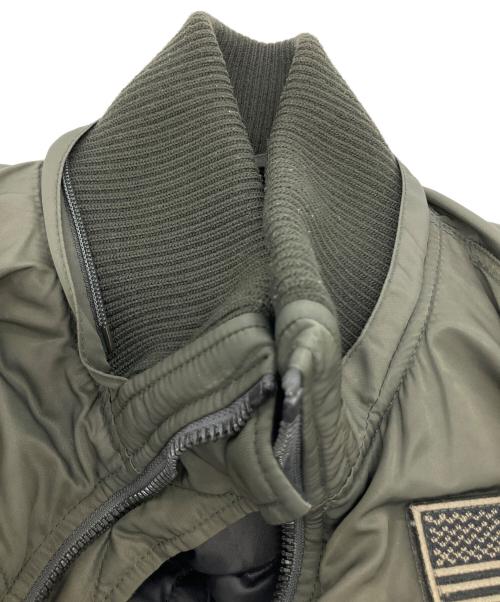 ALPHA（アルファ）ALPHA (アルファ) 中綿ジャケット オリーブ サイズ:SIZE Mの古着・服飾アイテム