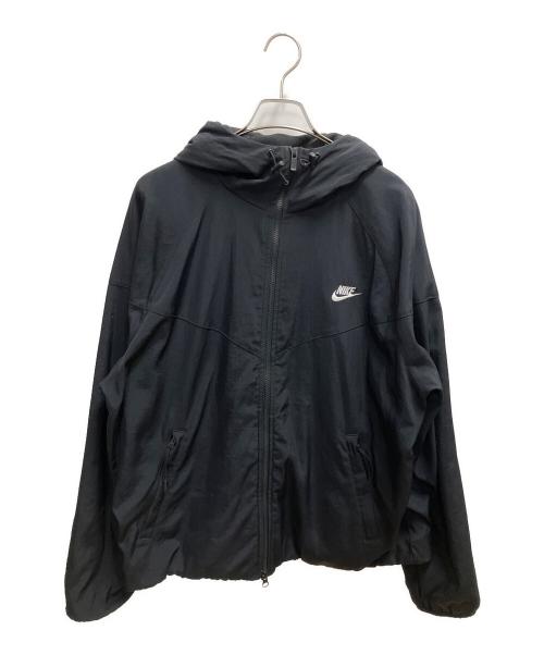 NIKE（ナイキ）NIKE (ナイキ) ウィンターウーブンフーディジャケット ナイロンジャケット ブラック サイズ:SIZE XXLの古着・服飾アイテム