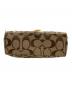 中古・古着 COACH (コーチ) シグネチャー　トートバッグ ベージュ×ホワイト：6000円