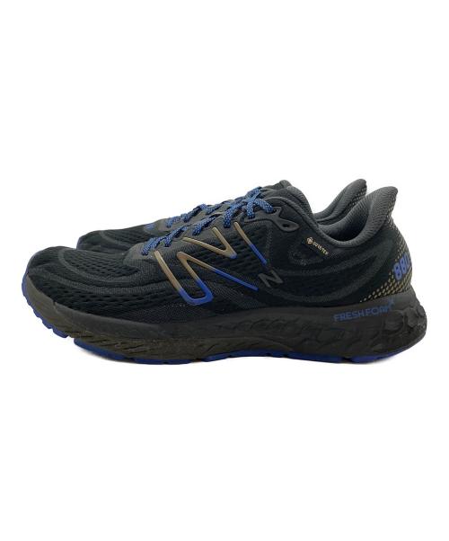 NEW BALANCE（ニューバランス）NEW BALANCE (ニューバランス) Fresh Foam X 880 v13 Gore-Tex ブラック×ブルー サイズ:SIZE 27.5cmの古着・服飾アイテム