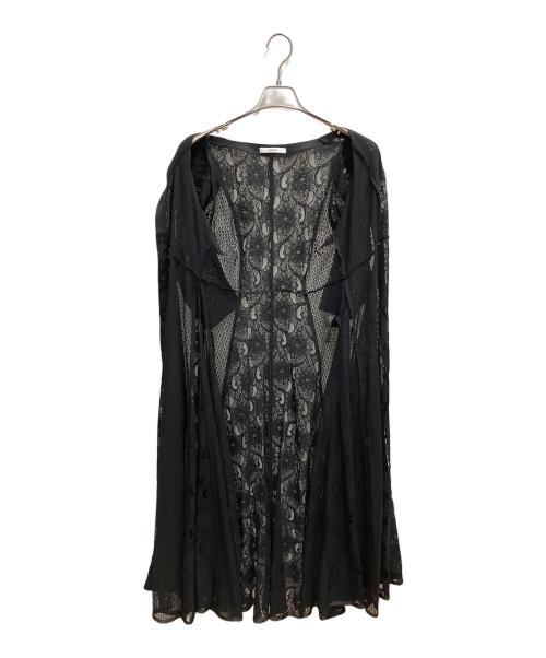 Snidel（スナイデル）Snidel (スナイデル) パネルレースワンピース ブラック サイズ:SIZE 1の古着・服飾アイテム