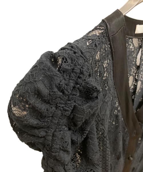 Snidel（スナイデル）Snidel (スナイデル) パネルレースワンピース ブラック サイズ:SIZE 1の古着・服飾アイテム