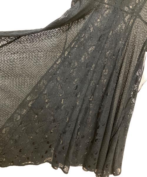 Snidel（スナイデル）Snidel (スナイデル) パネルレースワンピース ブラック サイズ:SIZE 1の古着・服飾アイテム
