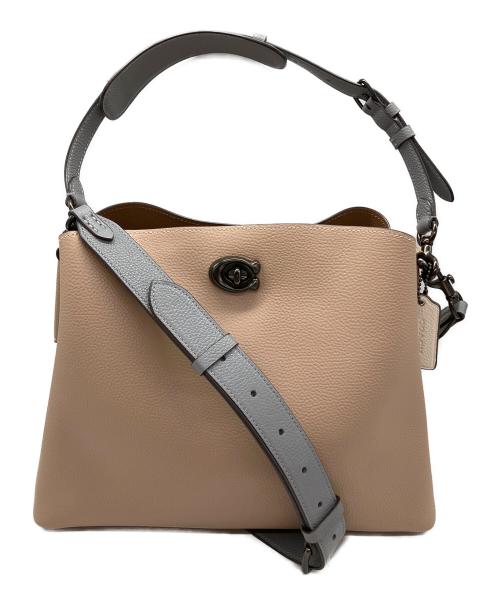 COACH（コーチ）COACH (コーチ) ウィロウ　ショルダーバッグ ベージュの古着・服飾アイテム