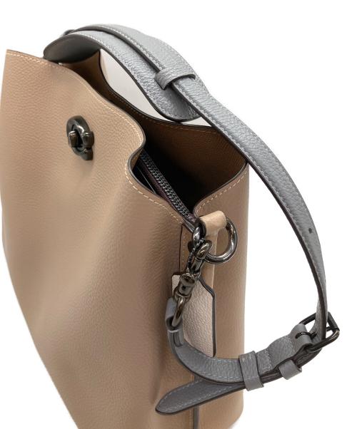 COACH（コーチ）COACH (コーチ) ウィロウ　ショルダーバッグ ベージュの古着・服飾アイテム