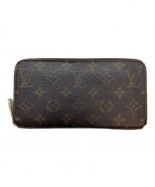 LOUIS VUITTON（ルイ ヴィトン）の古着「モノグラム　ジッピーウォレット長財布」｜ブラウン