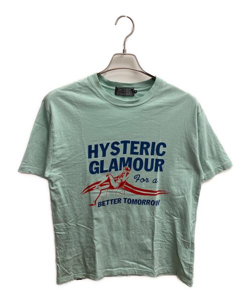 Hysteric Glamour（ヒステリックグラマー）Hysteric Glamour (ヒステリックグラマー) BETTER TOMORROW Tシャツ グリーン サイズ:SIZE Mの古着・服飾アイテム