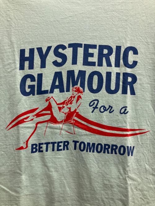 Hysteric Glamour（ヒステリックグラマー）Hysteric Glamour (ヒステリックグラマー) BETTER TOMORROW Tシャツ グリーン サイズ:SIZE Mの古着・服飾アイテム