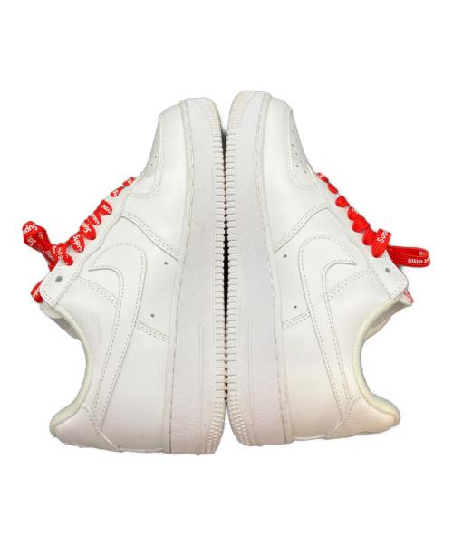 NIKE（ナイキ）NIKE (ナイキ) SUPREME (シュプリーム) AIR FORCE1 LOW ローカットスニーカー ホワイト サイズ:SIZE 25.5cmの古着・服飾アイテム