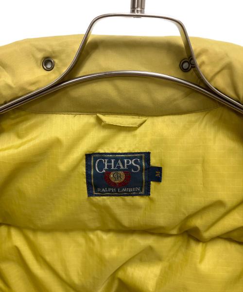 CHAPS RALPH LAUREN（チャップス ラルフローレン）CHAPS RALPH LAUREN (チャップス ラルフローレン) ダウンジャケット イエロー サイズ:SIZE Mの古着・服飾アイテム