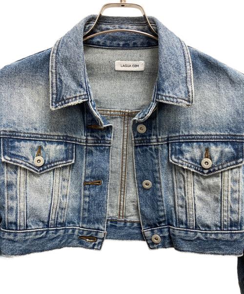 LAGUA GEM（ラグアジェム）LAGUA GEM (ラグアジェム) RAPS SHORT　デニムジャケット インディゴ サイズ:SIZE Freeの古着・服飾アイテム